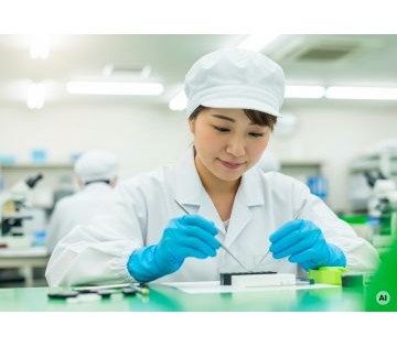 扱うのは1〜2mmの超軽量部品！空調完備のクリーンルームで快適ワーク♪