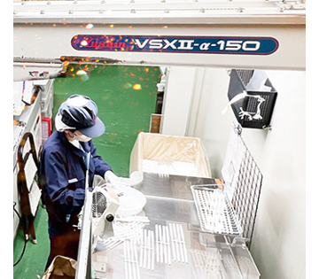 作業風景の一部です！