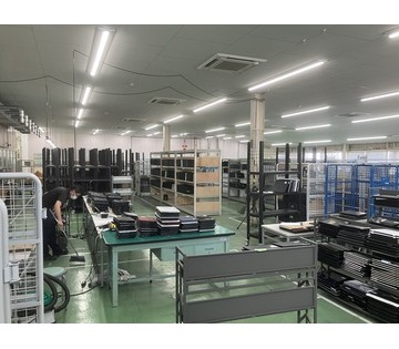 室内の作業場は空調完備◎