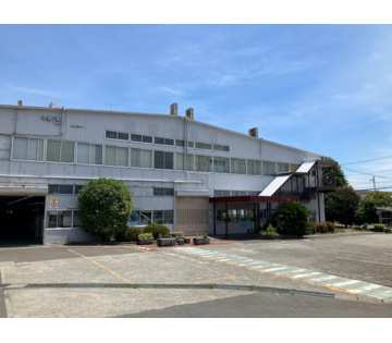藤岡工場の外観です。